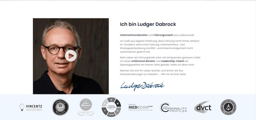 Ludger Dabrock Über mich Ludger Dabrock Über mich