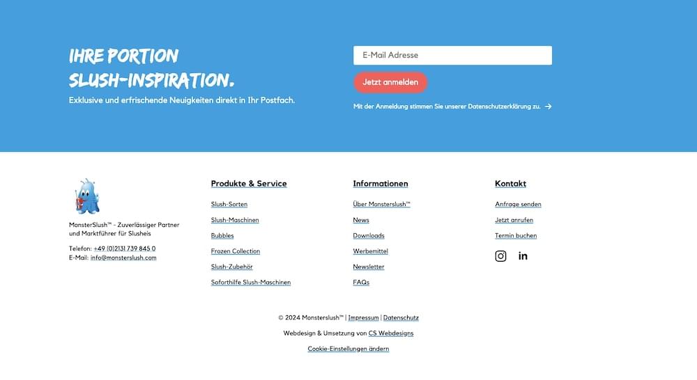 MonsterSlush Footer MonsterSlush Footer