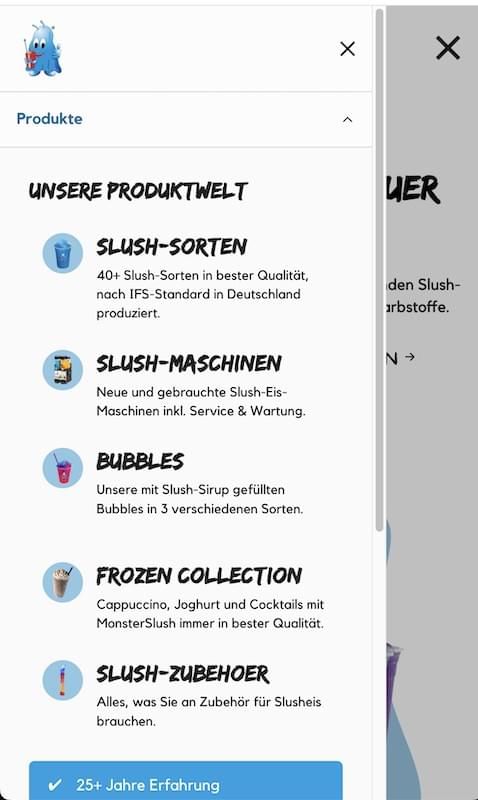 MonsterSlush Mobiles Menu MonsterSlush Mobiles Menu