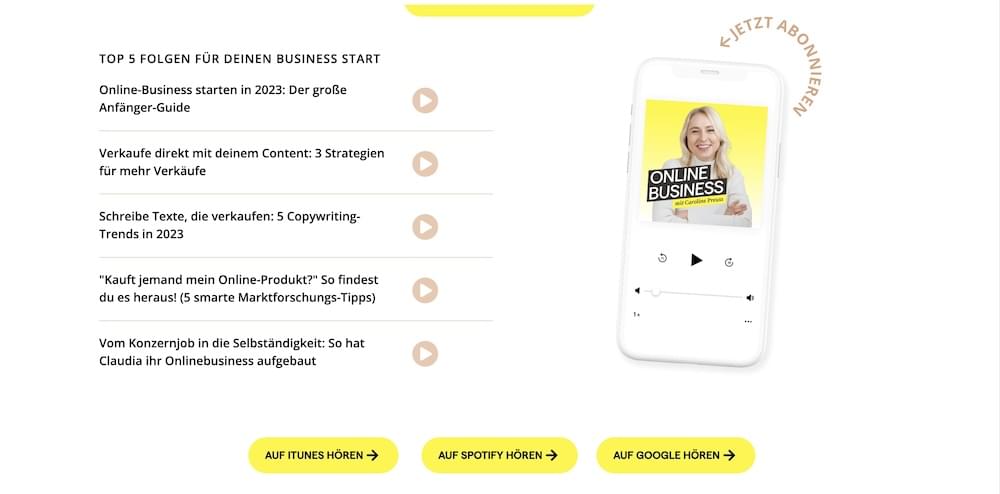 Podcast von Caroline Preuss Podcast von Caroline Preuss