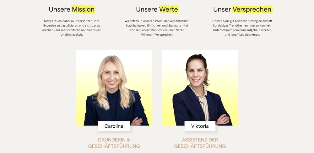 Über uns Caroline Preuss Über uns Caroline Preuss
