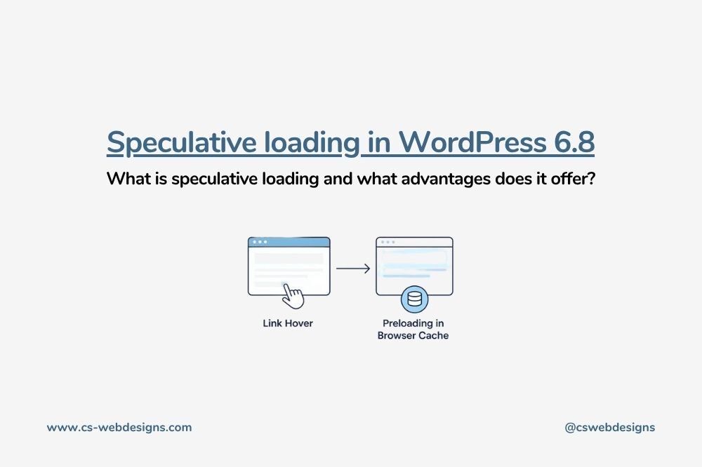 Speculative loading in WordPress 6.8