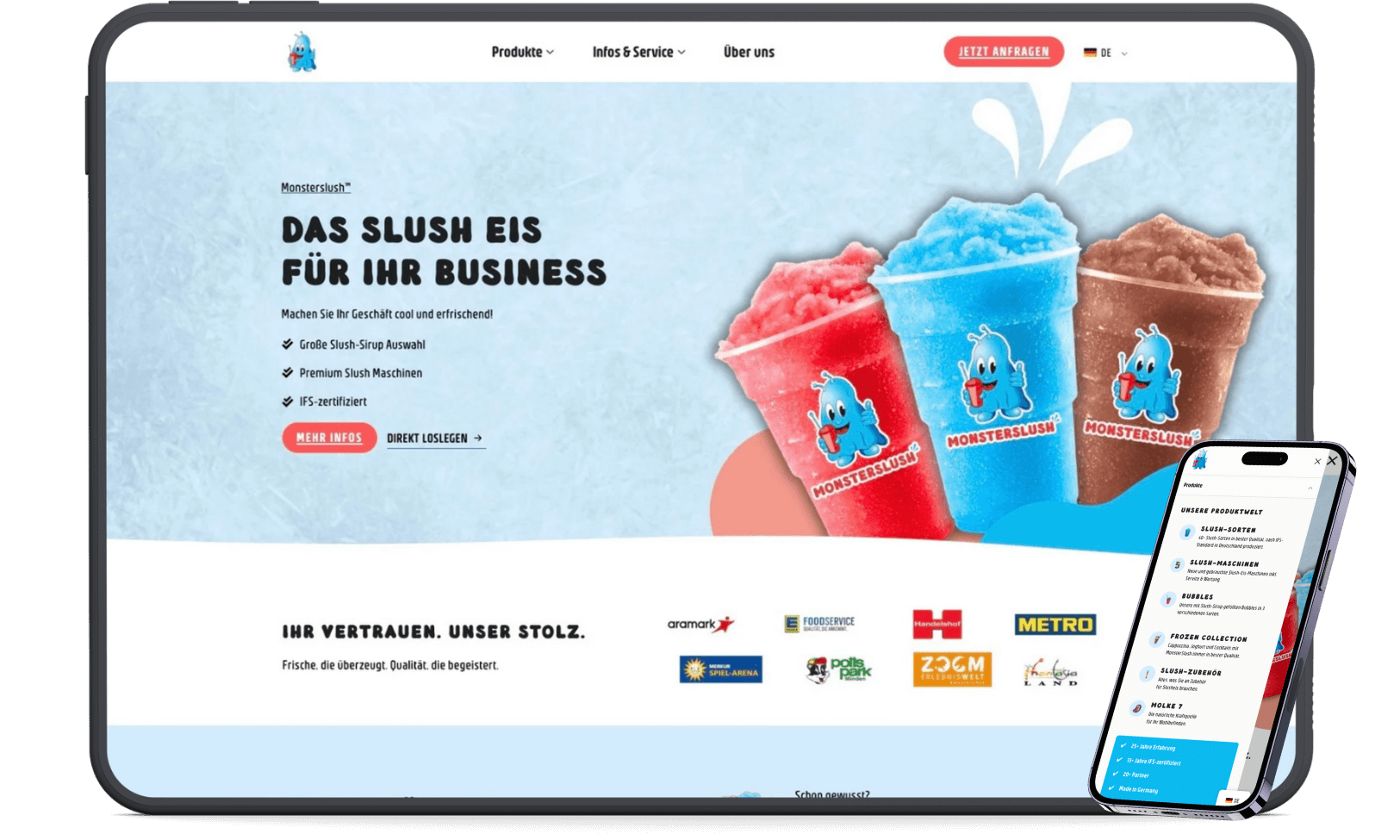 MonsterSlush - Slush-Sirup und Frozen Drinks vom Marktführer in DACH MonsterSlush - Slush-Sirup und Frozen Drinks vom Marktführer in DACH