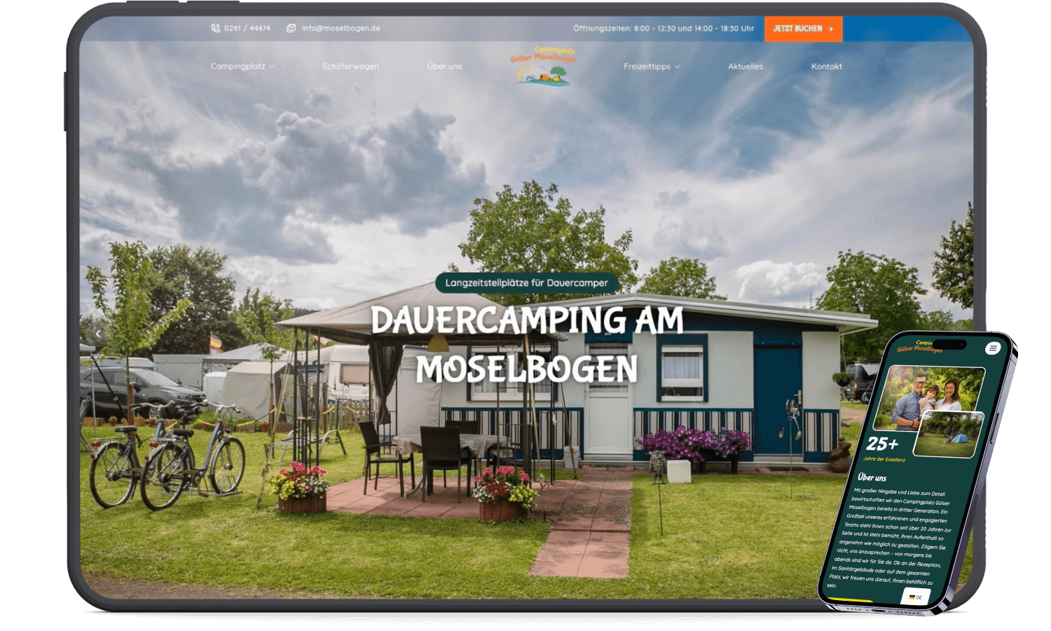 Moselbogen - Campingplatz am Gülser Moselbogen bei Koblenz Moselbogen - Campingplatz am Gülser Moselbogen bei Koblenz