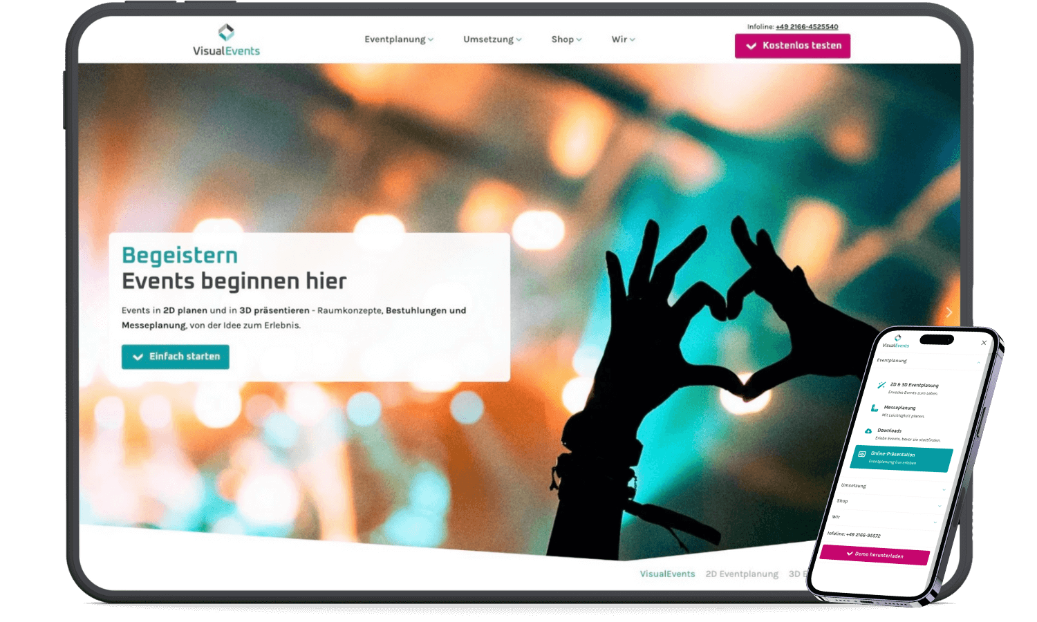 VisualEvents VisualEvents - 2D und 3D Eventplanung